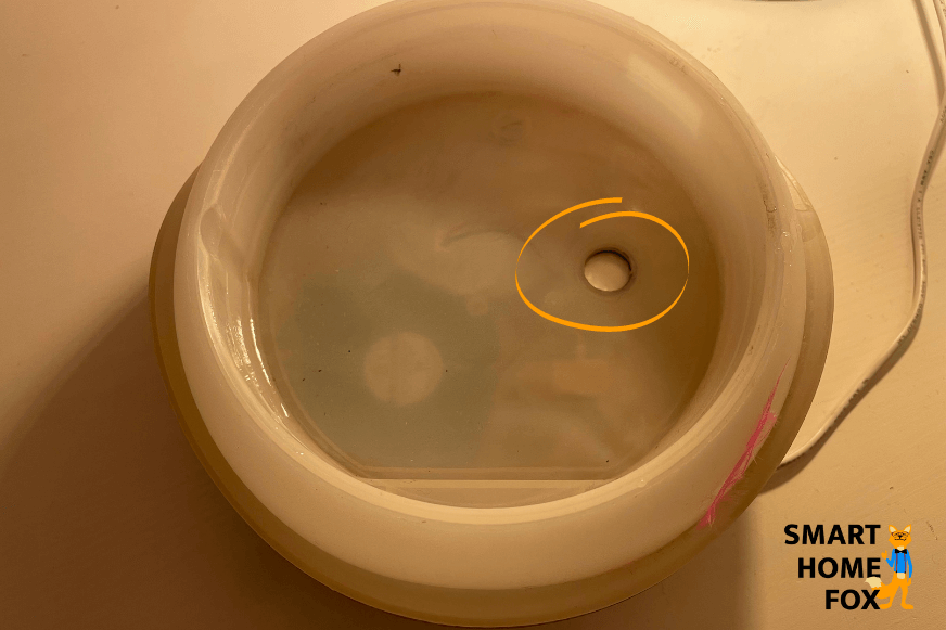 Die Ultraschall erzeugende Membran oder Platte von einem Aroma Diffuser